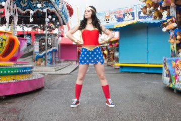 Hullywood Icon Number 4 Film: Wonder Woman Location: Hull Fair, Walton Street.