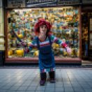 Hullywood Icon number 161 Film: Child’s Play – Chucky Location: Dinsdale’s Hepworth Arcade.
